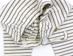 Lil Atelier frost gray bukser striber